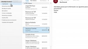 Organizar el correo electrónico mediante carpetas en Outlook