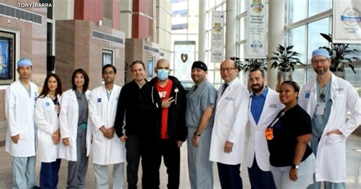 First fully robotic heart transplant in U.S. gives Houston man a second chance at life