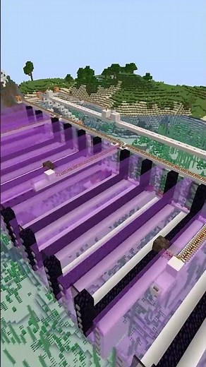 Ultimate Shulker Farm! (1200/H) #minecrafttutorial #minecraftshorts #shulkerfarm