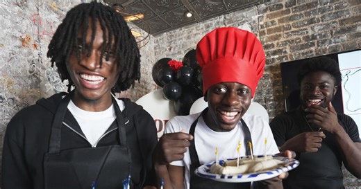 A group of New York City college students is going viral for spreading 'Black Boy Joy'