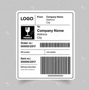 [Hot Item] Print Maker Sticker Label Services Shipping Address White Label Sticker