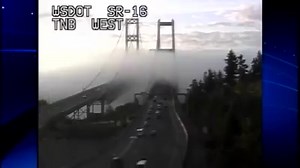 387 reactions · 151 shares | HAPPENING NOW: Fog over the Tacoma Narrows Bridge this morning! Did you see it? Follow our traffic series today: kiro.tv/TrafficTech | KIRO 7 News | Facebook