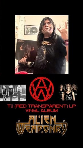 Tü (Red Transparent) LP Vinyl Album By Alien Weaponry🤘🇳🇿❤️