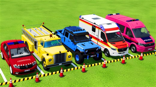 🚨 ¡alerta! el equipo de rescate y emergencia más épico se ha reunido. 🚑🚒🚓 si has marcado el 112 o el 911 alguna vez, deja un corazón en los comentarios. ❤️ Videos de Carros Para Niños - police cars, fire department, ambulance vehicles transporting with trucks - Videos Animados Para Niños #simulator #cars #farming #videojuegos #farmingsimulator22 Carritos Para Niños Carritos Carros para niños Videos de Carritos Animados Carritos infantiles Coches de Carreras Para Niños Videos de Carros Para N