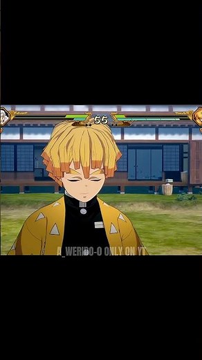 The best moment in gaming history!//Demon Slayer game 2// #zenitsu #uzui #demonslayer #game￼