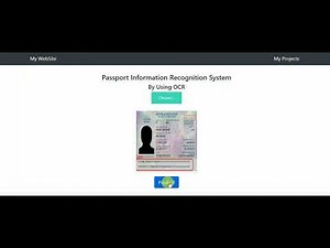 Passport Information Recognition SystemBy Using OCR