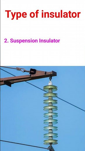 Types of insulator // pin , suspension, strain, shakle, post , stay, disc insulator in electric line