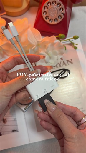 No laptop. No AirDrop. Just plug in.#sd card reader#iphone card reader#tf card adapter#lightning adapter#plug and play