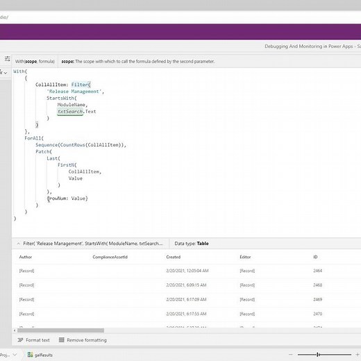 Alternative Row Color in Gallery Power Apps #Shorts