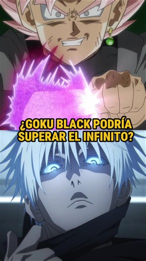 COULD GOKU BLACK BYPASS SATORU GOJO'S INFINITY?|#shorts