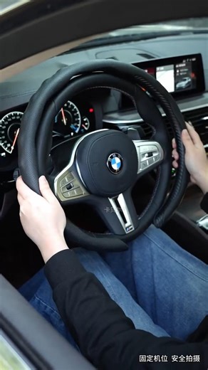 Nappa leather perforated steering wheel cover, easy to install without loosening breathable