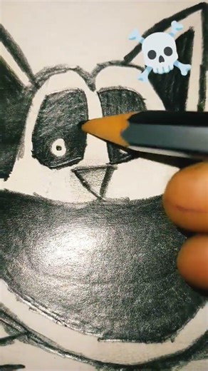 cat 🐈 😺 nap drawing by @Kanhaiyaproarts ☠️ #drawing #phonkagressive #art