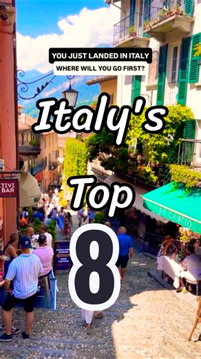top 8 destinations of Italy | Where to visit in Italy | best of Italy