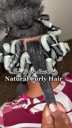 How To Use Flexi Rods for Natural Curly Hair