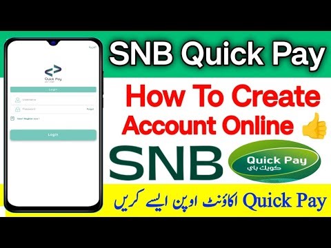SNB Quick Pay Open account | How to open quick pay account | Quick pay account online Open Karen