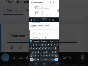 Google Form creation for UG or PG Projects| Project | Questionnaire|Data collection