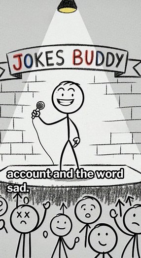 What happens when you ask AI to write a joke? A stick figure comedian delivers the most brutally honest, deadpan punchline about artificial intelligence, creativity, and... your bank account. This experimental short video was generated entirely using SORA 2 based on a highly specific prompt for minimalist, high-key digital animation. We aimed for the dry, slow, observational comedy style of the late-great Norm Macdonald, delivered by the simplest possible character—a lone stick figure. The resul