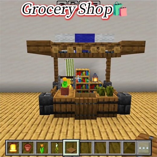 You Won’t Believe This Grocery Setup 🤯🛒 #minecraft #shorts