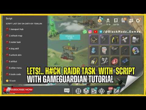 Raidertask v1.46.0 Script | Last day On Earth v1.46.0 MOD | LINK ⤋