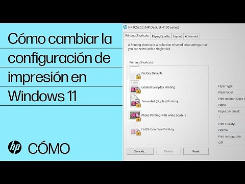 Cómo cambiar la configuración de impresión en Windows 11 | Impresoras HP | HP Support