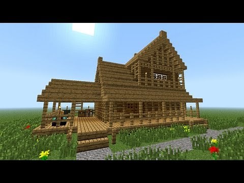 MINECRAFT: How to build little wooden house (2nd floor)