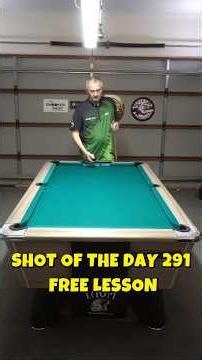 Insane Shot of the Day 291 FREE LESSON #8ballpool #trending #billiards #entertainment
