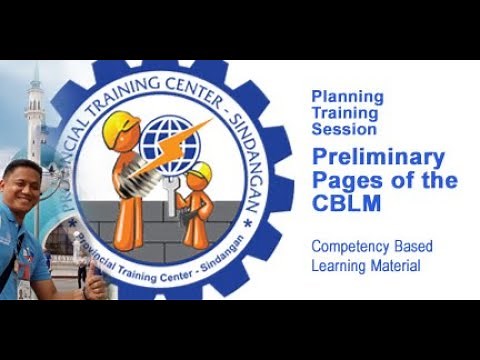 Trainers Methodology | Prepare Preliminary Pages of Competency Based Learning Materials (CBLM)