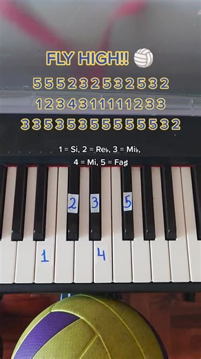 Fly High - Haikyuu ❤️🏐 #piano #pianotutorial #flyhigh #reels | Eagles Wing Pro