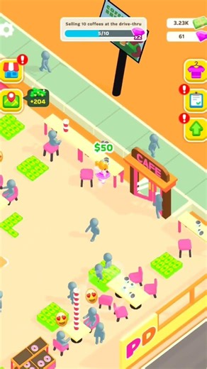 PINK CAFE | Good Coffee Great Coffee ☕ #games #gaming #shortvideo #coffeebreak #shortsfeed #cafe