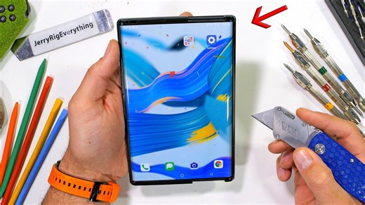 【4K60帧】杀手哥拆解2021年 LG Rollable 卷轴屏手机 | 作者：JerryRigEverything | 机翻中文