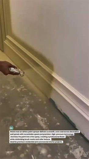 Flawless Wall Finish with Airless Paint Spraying | #Painting #AirlessSprayer #Construction