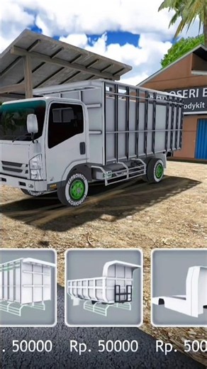 50% Awesome Truck Mod #estrucksimulatorid #truck