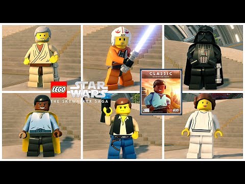 All Classic Character Pack Characters in LEGO Star Wars The Skywalker Saga!