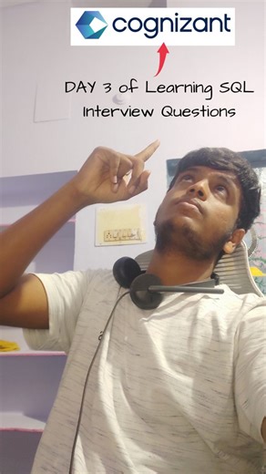 Bhanu Teja on Instagram: "#cognizant SQL Interview question. Day 3 of learning SQL interview questions.. Able to understood? #sql #development #software #SQLChallenge #interview #interviewpreparation #btech #internship"