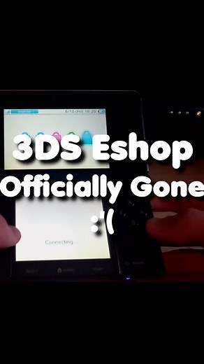 RIP Nintendo 3DS Eshop as its officially gone now. Unique features are forever lost. #nostalgia #nintendo3ds #fyp