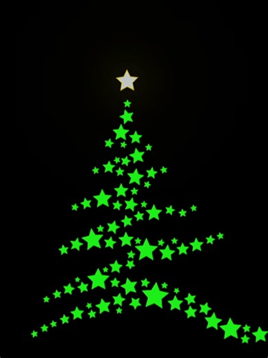 Animated Christmas Tree #arbolitodenavidad🌲 #animacionHtml #arboldeestrellas #programacionweb #htmlcss