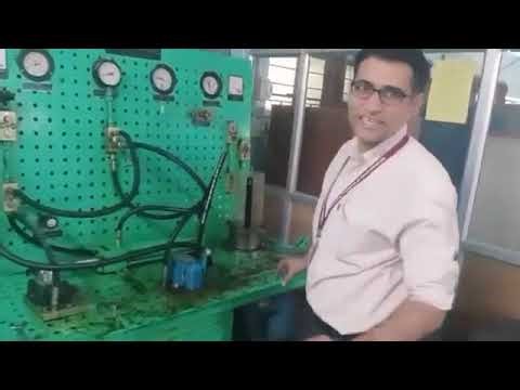 Trial on Hydraulic trainer unit