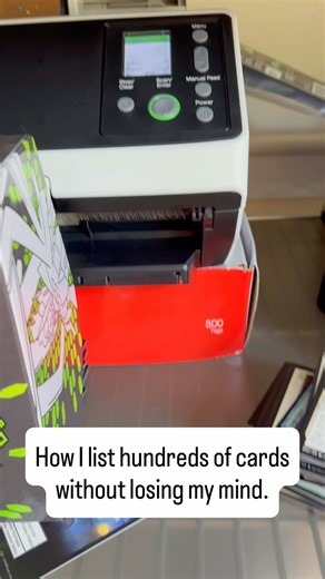 How I list hundreds of cards without loosing my mind | MTG thru the Ricoh fi-8170
