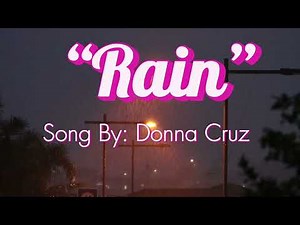 🩷Rain🩷Donna Cruz🩷Song With Lyrics 🩷