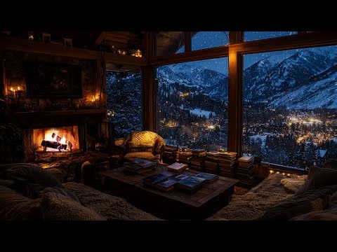 Blizzard White Noise for Sleeping & Studying ❄ 8 Hours of Winter Storm Sounds