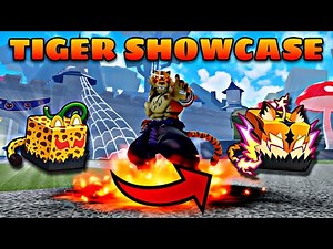 Tiger Rework Full Showcase in Blox Fruits #bloxfruits