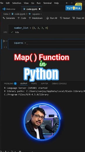 How to Use the map() Function in Python 🔥 | Apply Functions Like a Pro #tutorial #python #shortsfeed