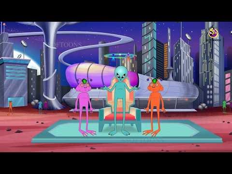 एलियन का चुंबक कांड | Alien | comedy cartoon | Hindi Kahaniya | Bedtime Story