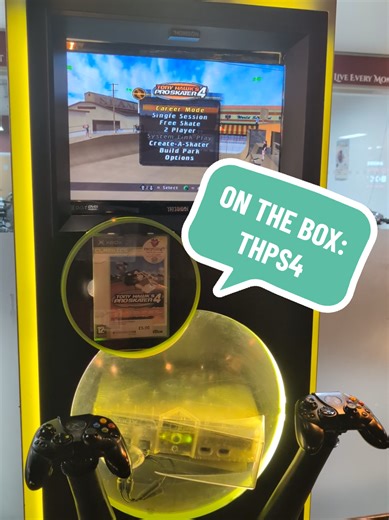 Unlocking core memories! This week on the Original Xbox Kiosk it's THPS4 - think ultimate nostalgia, banging hip hop beats, high scores and bucket loads of frustration. What an elite level game! #nostalgiagame #memories #tonyhawk #hiphop #xbox