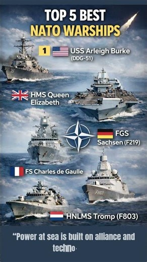 Top 5 Best NATO Warships ⚓ | Alliance Power at Sea