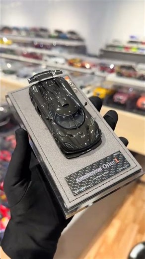 Watch This Limited Edition Koenigsegg One1 Bare Carbon Fiber Scale Model #modelcars #scalemodels