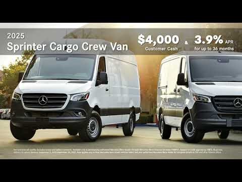 Extraordinary Offers on Sprinter Vans at Mercedes-Benz of Lancaster