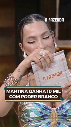 281K views · 1.6K reactions | Poder da Chama Branca EM AÇÃO ◽ Martina (@martinasanzi) teve a opção de escolher entre 100% de imunidade na Roça ou R$10 mil no bolso... E a decisão foi: O PRÊMIO EM DINHEIRO 螺 #FormaçãoDaRoça Acesse RecordPlus.com para assistir à transmissão 24 horas de #AFazenda com seis sinais exclusivos  | A Fazenda | Facebook