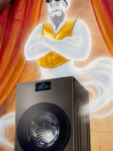 Aladdin finally meets the lamp spirit. Just as he is about to make his wish, his mother beats him to it–with her endless laundry worries. It may not be the wish Aladdin had in mind. But as the lamp spirit takes care of the laundry once and for all with Bespoke AI Laundry Combo, Aladdin begins to see the magic in it. Now, he and his mother are free from laundry worries–forever. Aladdin’s newfound freedom, unlocked by Bespoke AI Laundry Combo. #BespokeAIFairytale #EnablingBetterLiving #BespokeAILa