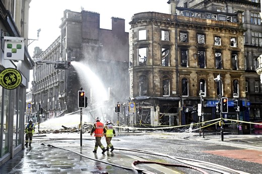 Union Street Fire Ross Moran at Central Station